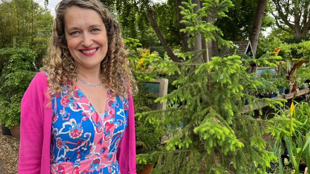 Dr Kate Mayer in the gardens of Your Space community project Sutton talks about neighbourhood health