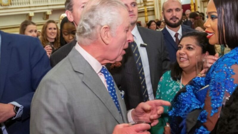 Marsha Jones meets King Charles